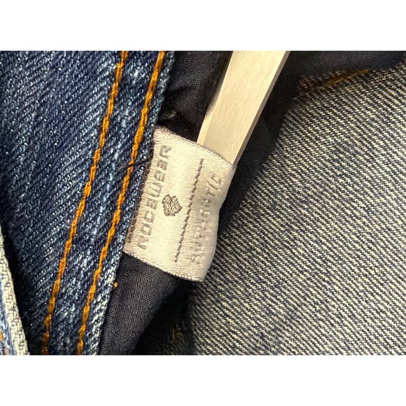 State Property Men Baggy Wide Leg Streetwear Blue Jeans Size 38 - Picture 9 of 11